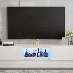 New - Write Modern LED TV Stand for 85+ inch TV, Living Room Bedroo