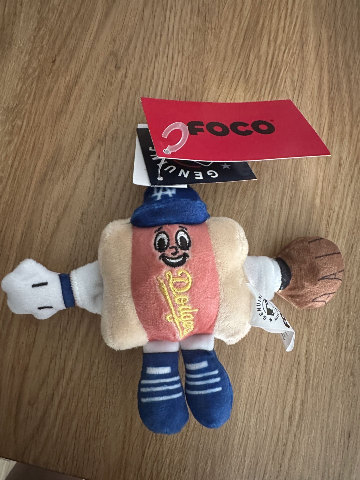 FOCO Dodger Dog Key Chain