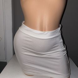 White Mini Skirt