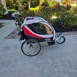 Double Seat Bike Trailer Stroller Jogger