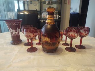 100 Year Old Wine Glass Set