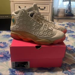 Air Jordan 13 Retro Pale/ivory/black-digital Pink 