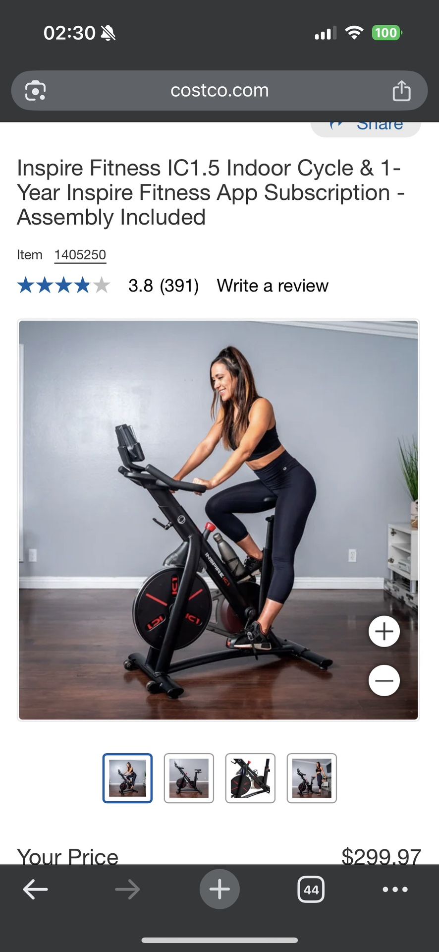 Indoor Exercise Bike