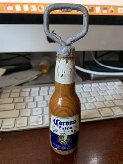 Vintage wooden Corona bottle opener