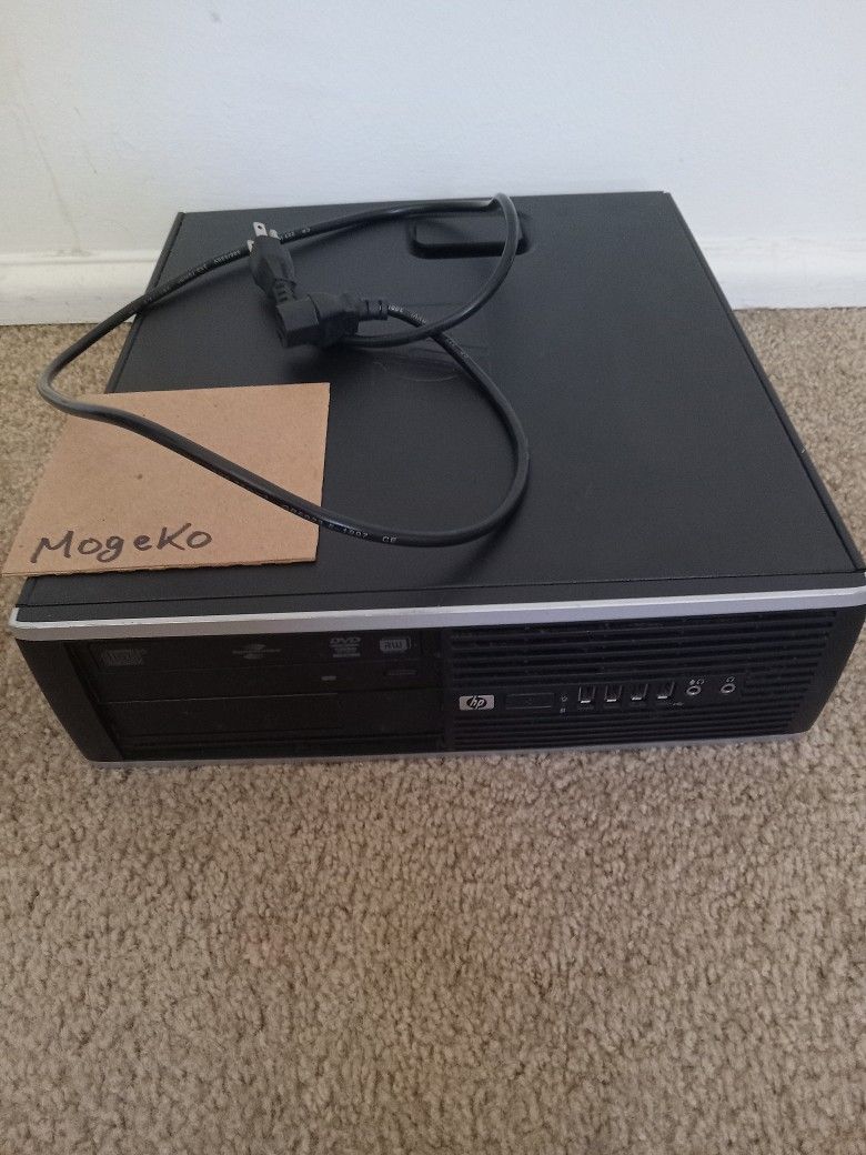 Compaq Desktop Intel Pentium 4 GB Memory 500 GB Hard Drive Black HP PC Tower