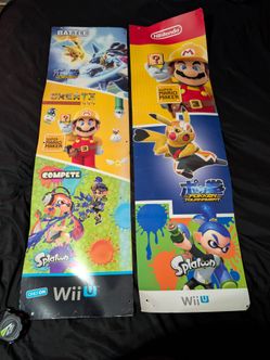 Nintendo Wii U Retail Store Display Banners – Set of 2