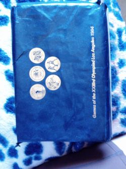 1984 Los Angeles Olympics Coin Set Box