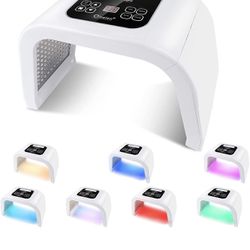 LED-Face-Mask-Light-Therapy 7 in 1 Color LED Face SPA Facial Equipment for Skin Care at Home Thumbnail