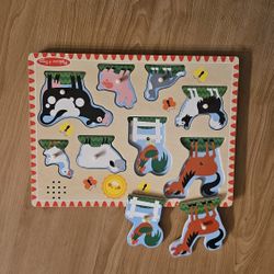 Baby Puzzle With Sounds Of Each Animal