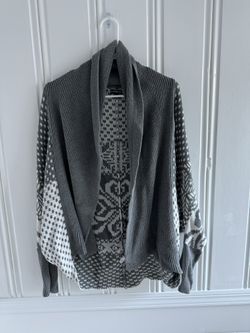 Express Women’s Open Cardigan Sweater Gary Size Xs
