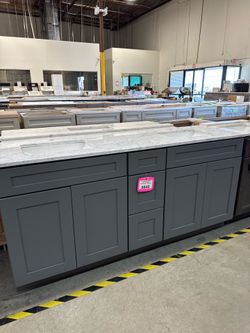 72" gabinete gris London