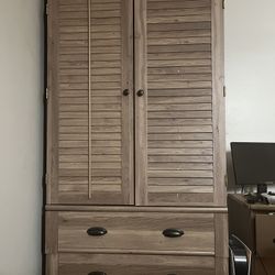 Grey dresser, heavy duty with two drawer