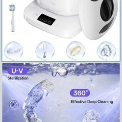 Ultrasonic Jewelry Cleaning Machine With UV Light Brand New