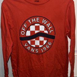 Vans Off The Wall Youth T Shirt Size L