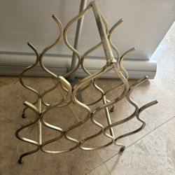 Gold Wine Rack