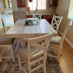 Country white oak dining room set!