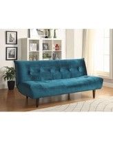 Brand new teal velvet sofa futon