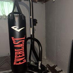 Everlast Dual Station 100lb Bag and Stand