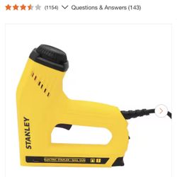 Stanley Electric Stapler and Brad Nail Gun