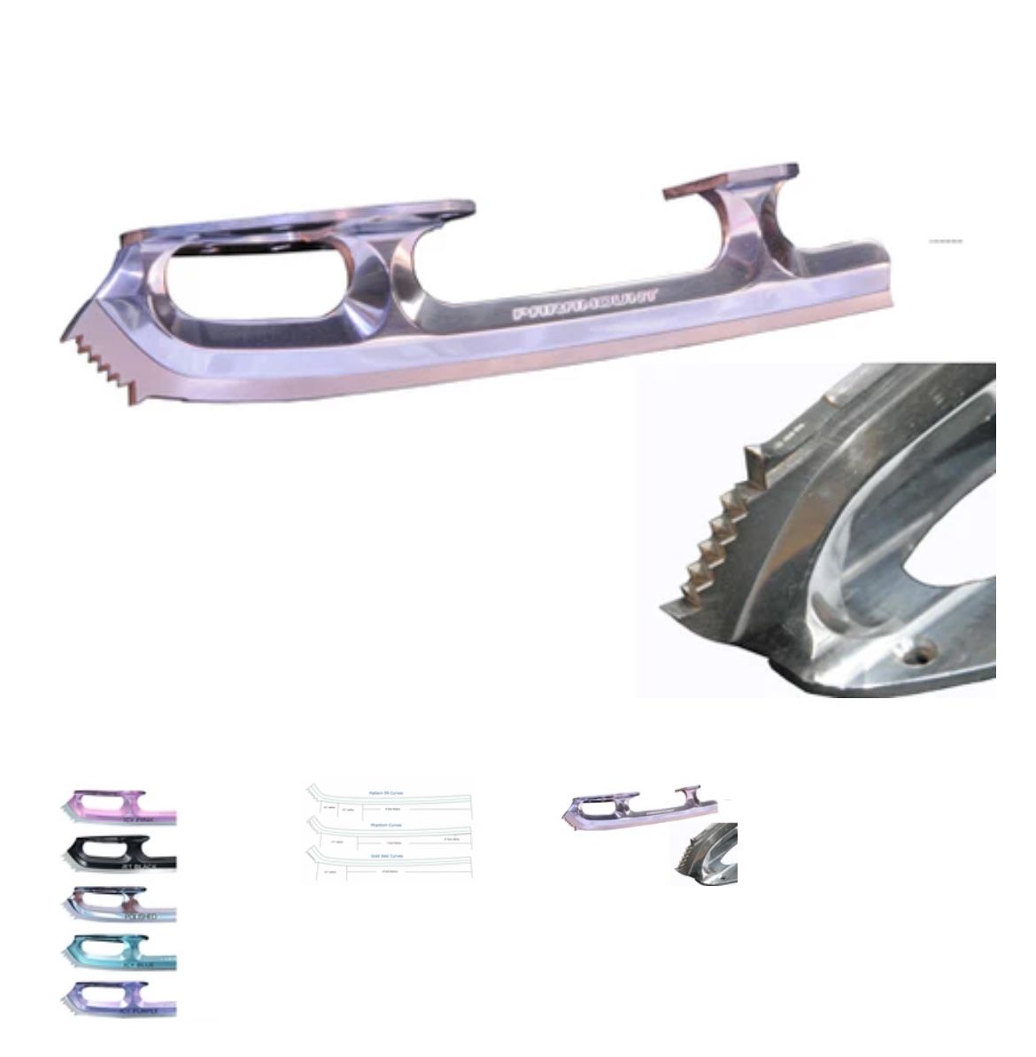 BRAND NEW 9.75 Paramount 420 SS Gold Seal Icy Purple Blades 9 3/4