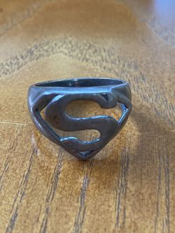 Superman Silver Ring