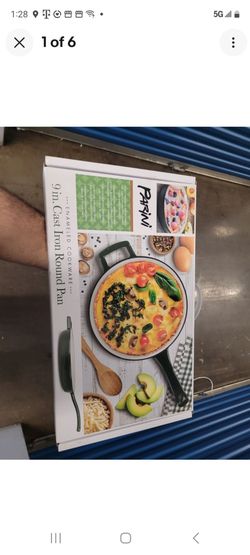 Brand-New Parini 9" Cast Iron Round Pan