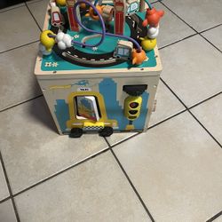 Wooden Activity Cubed 