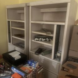 Wood Storage Cabinet with shelves