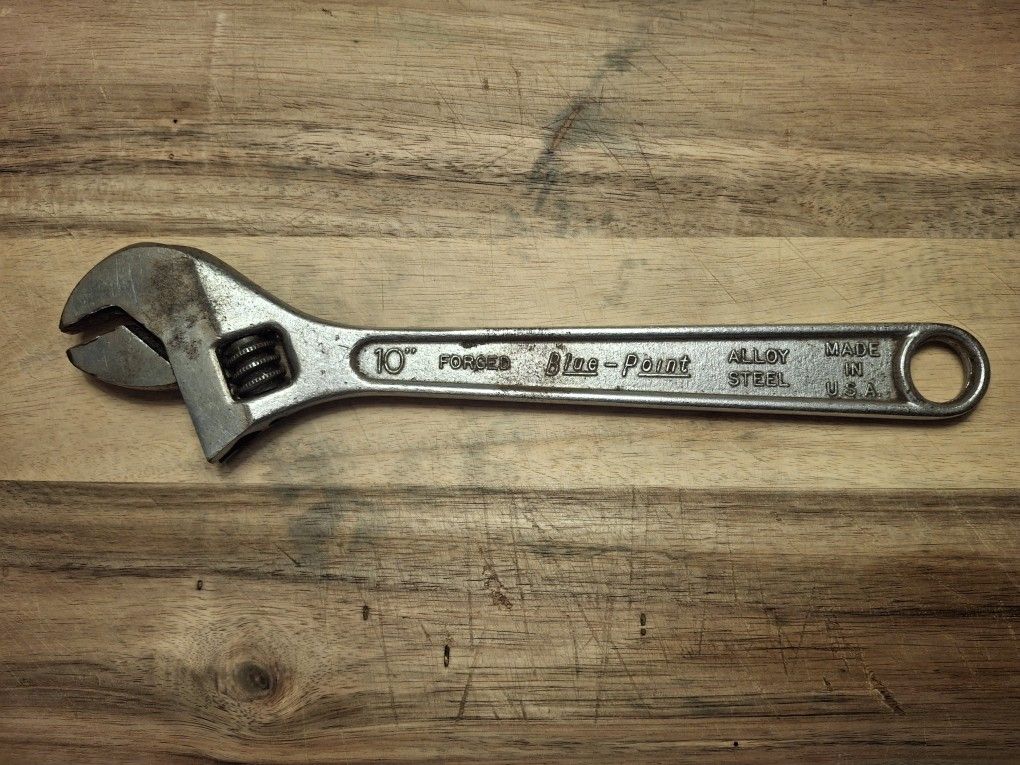 Blue Point 10" Adjustable Wrench