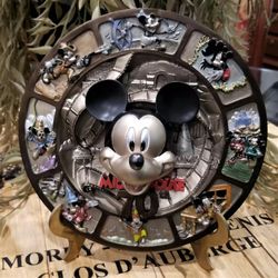 
New Vintage DISNEY Mickey Mouse 70 Happy Years 3D Movie Film Strip Plate LE #2868