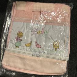 Vintage Precious Moments Baby Girl Diaper Bag