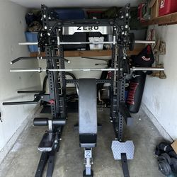Smith Machine 400 | Adjustable Bench | 245lb Cast Iron Olympic Weights | 7ft Olympic Bar | Fitness | Gym Equipment | FREE DELIVERY/INSTALLATION 🚚 🛠️