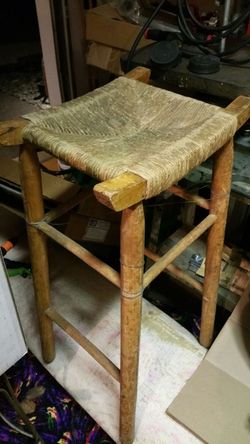 Wicker stool