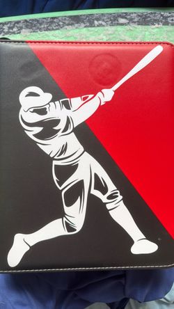 Baseball book with hundreds of playing cards