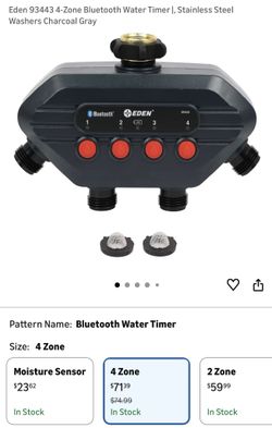 Water Timer 4 Zone Bluetooth