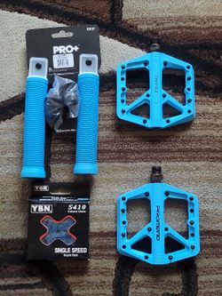 NEW Bicycle Bmx Parts Bundle Blue