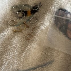 9 Ear Piercings/ 2 Nose Piercings 
