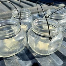 Clear Hanging Decor Jars