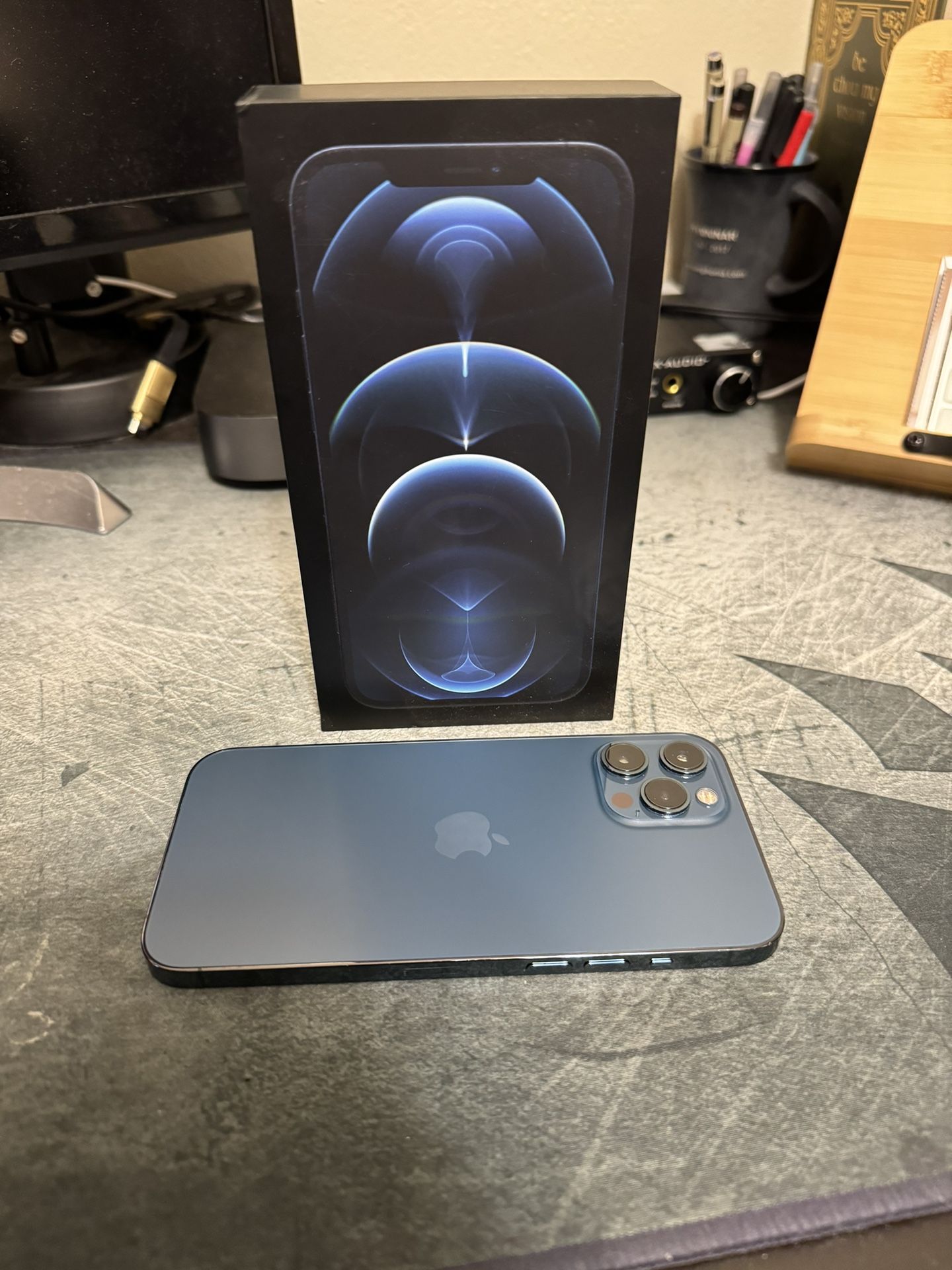 iPhone 12 Pro Max — 128gb — Pacific Blue — GREAT CONDITION