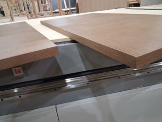 Stained white oak countertops