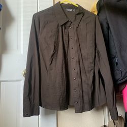 Women Button  Up Long Sleeve Shirts