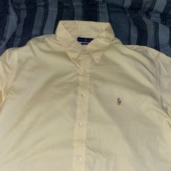 RALPH LAUREN EASY CARE DRESS SHIRT 