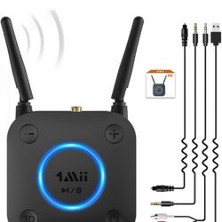 [Upgraded] 1Mii B06Pro Long Range Bluetooth Receiver, HiFi Wireless Audio Adapte