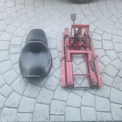 harley davidson roadglide special stock seat, and motorcycle jack