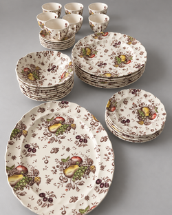 Johnson Bros Autumn’s Delight Vintage China Set – 38 Pieces Made in England