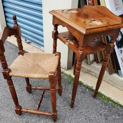 Vintage And Very Nice Small Desk And Chair OR Whatever Piece!