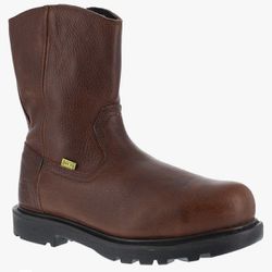 Iron Age, 10in. Wellington Work Boot, Size 10 1/2, Width Wide, Color Brown, 