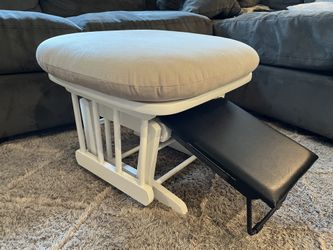 Glider Ottoman With Foot Rest