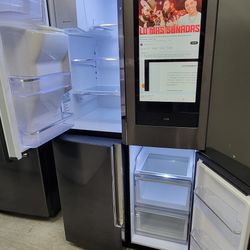 Smart Ssamsung French 4-door Rrefrigerator With Warranty Delivery Available Fee depends on Address 🚚 🛻 🏠 