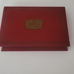 1950 Leather Bound Omega Watch Box (Hard To Find)
